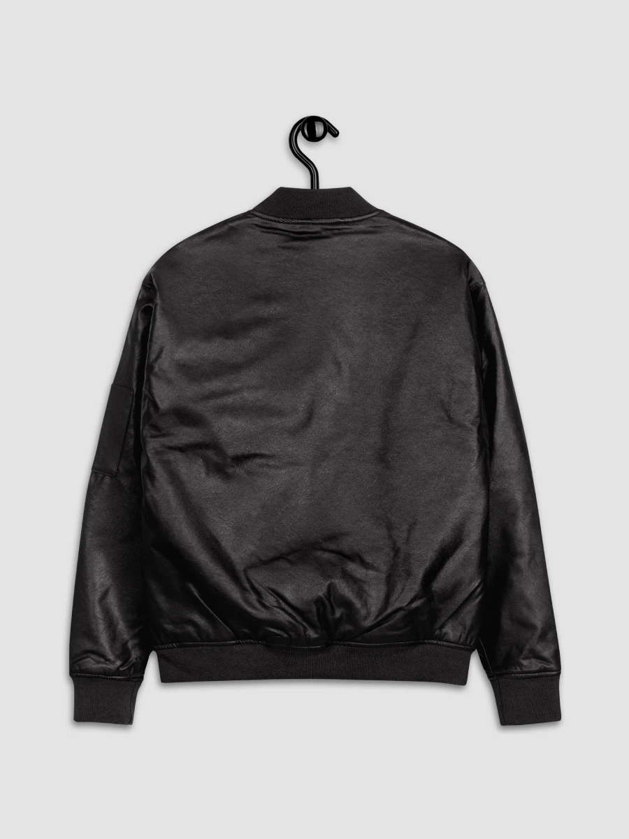 [Stoner] Faux Leather Bomber Jacket - Threadfast Apparel 395J -1 product image (6)