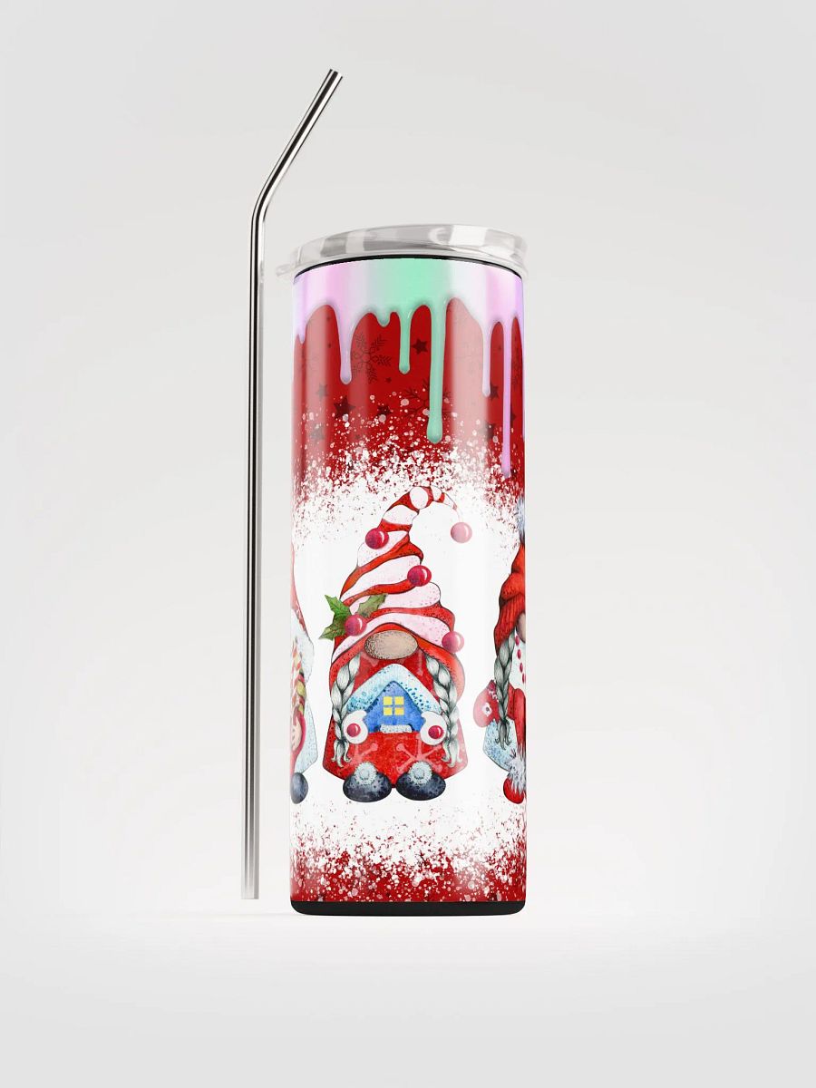 Embrace the holiday cheer with our Stainless Steel Christmas Tumbler! 🎄🎁 product image (1)