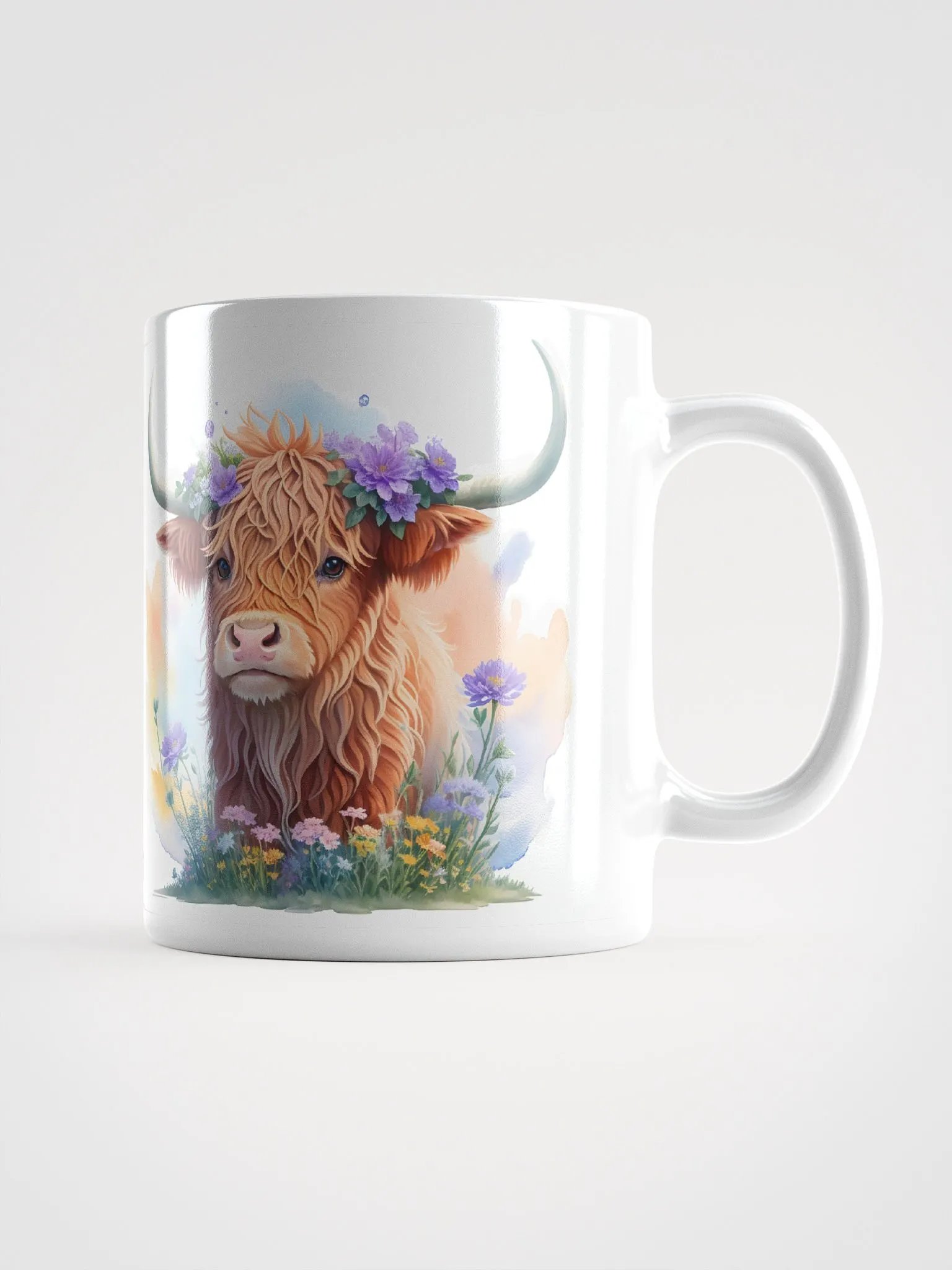 Whimsical Highland Cow Mug product image (2)