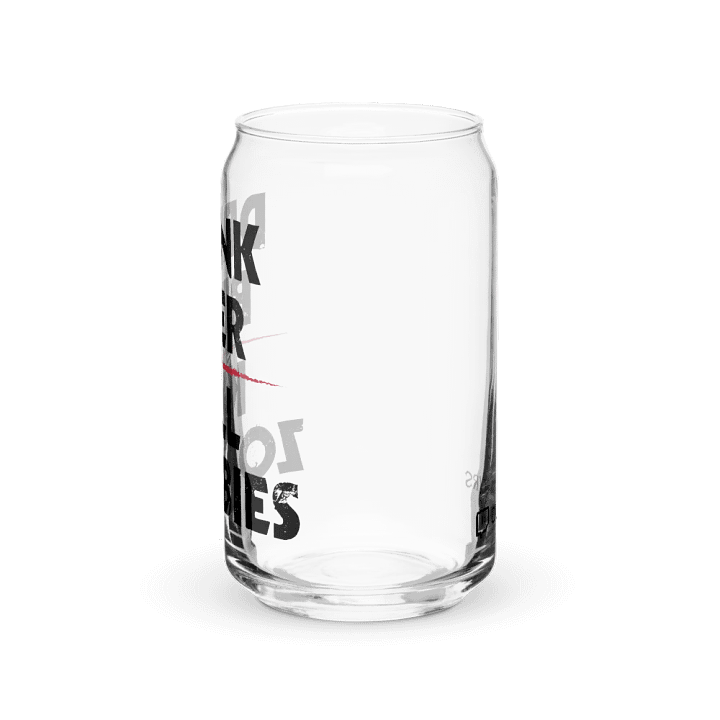 Drink Beer Kill Zombies Glass product image (2)