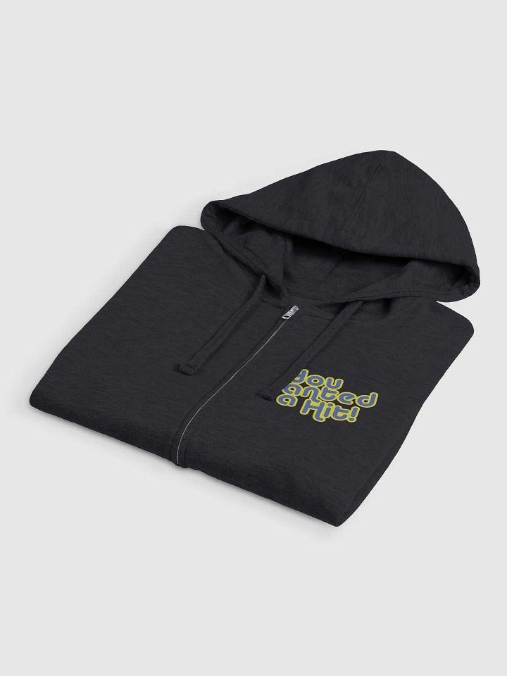 Zip-Up Hoodie (Black) product image (2)
