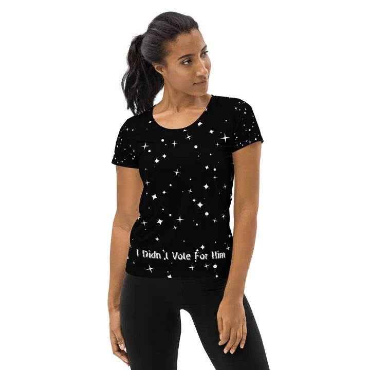 Resistor, I Didn't Vote for Him (words only) Stars Tee product image (1)