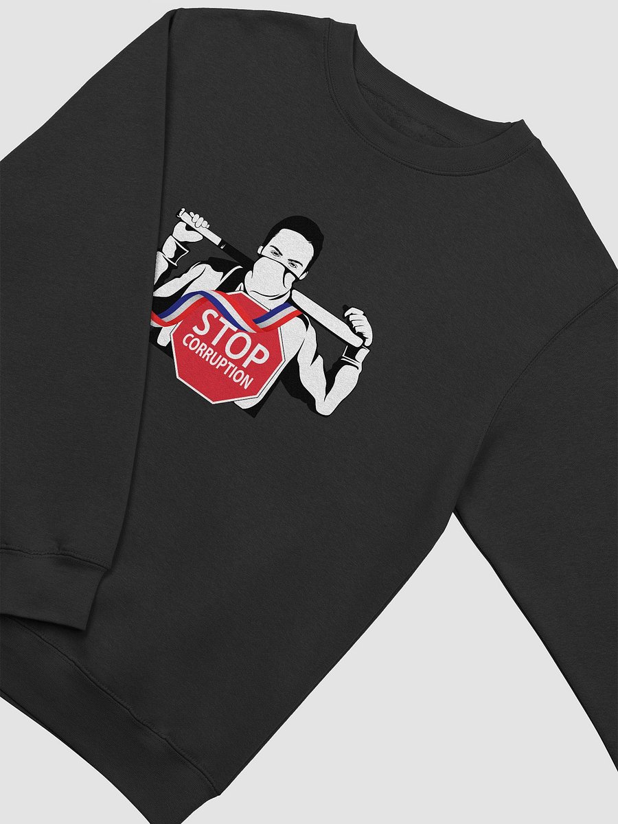 Stop Corruption Statement Crewneck product image (3)