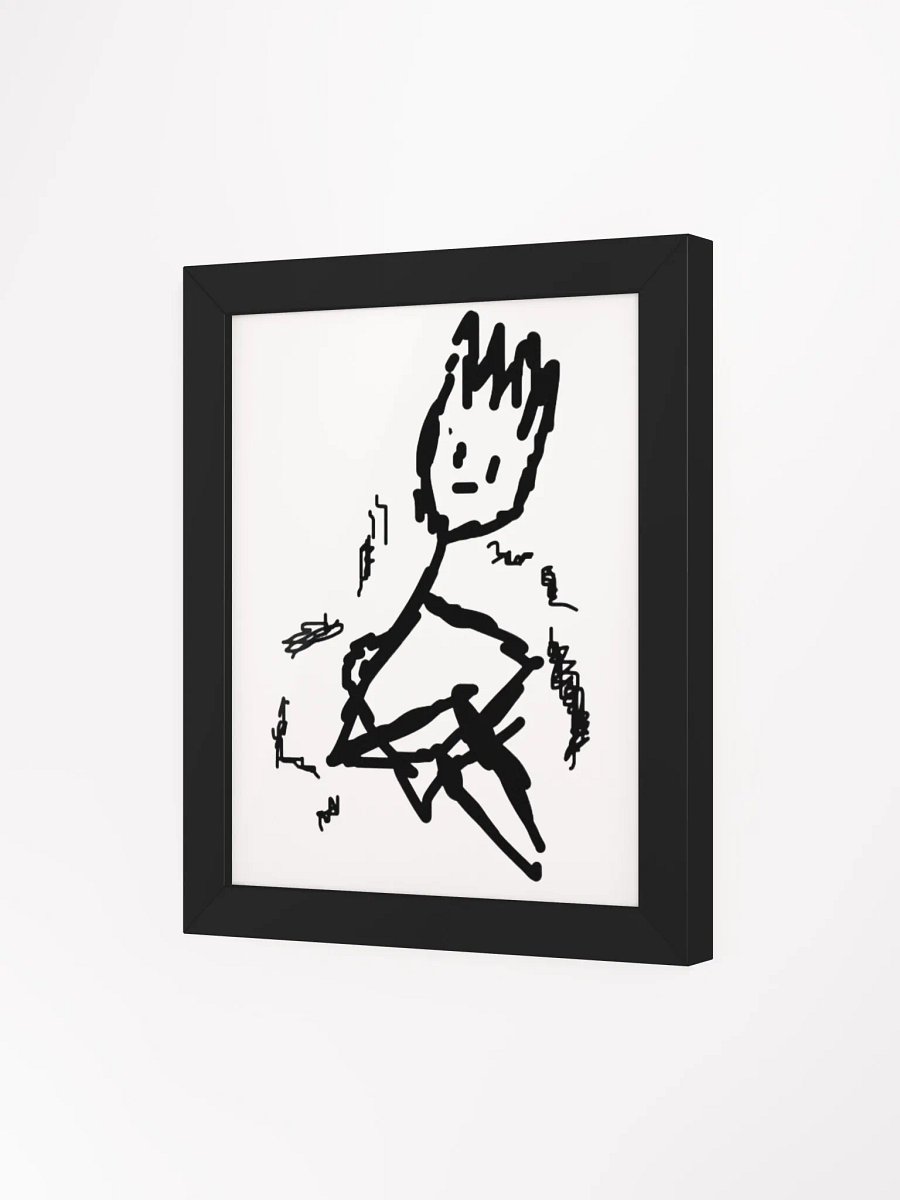 NEVER COMFORTABLE FRAMED POSTER - V.2 product image (3)