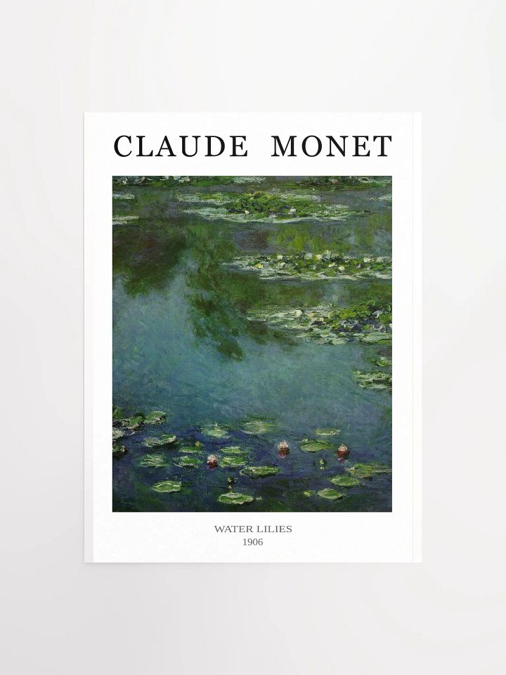 Classic art poster 'Water Lilies' by Claude Monet product image (1)