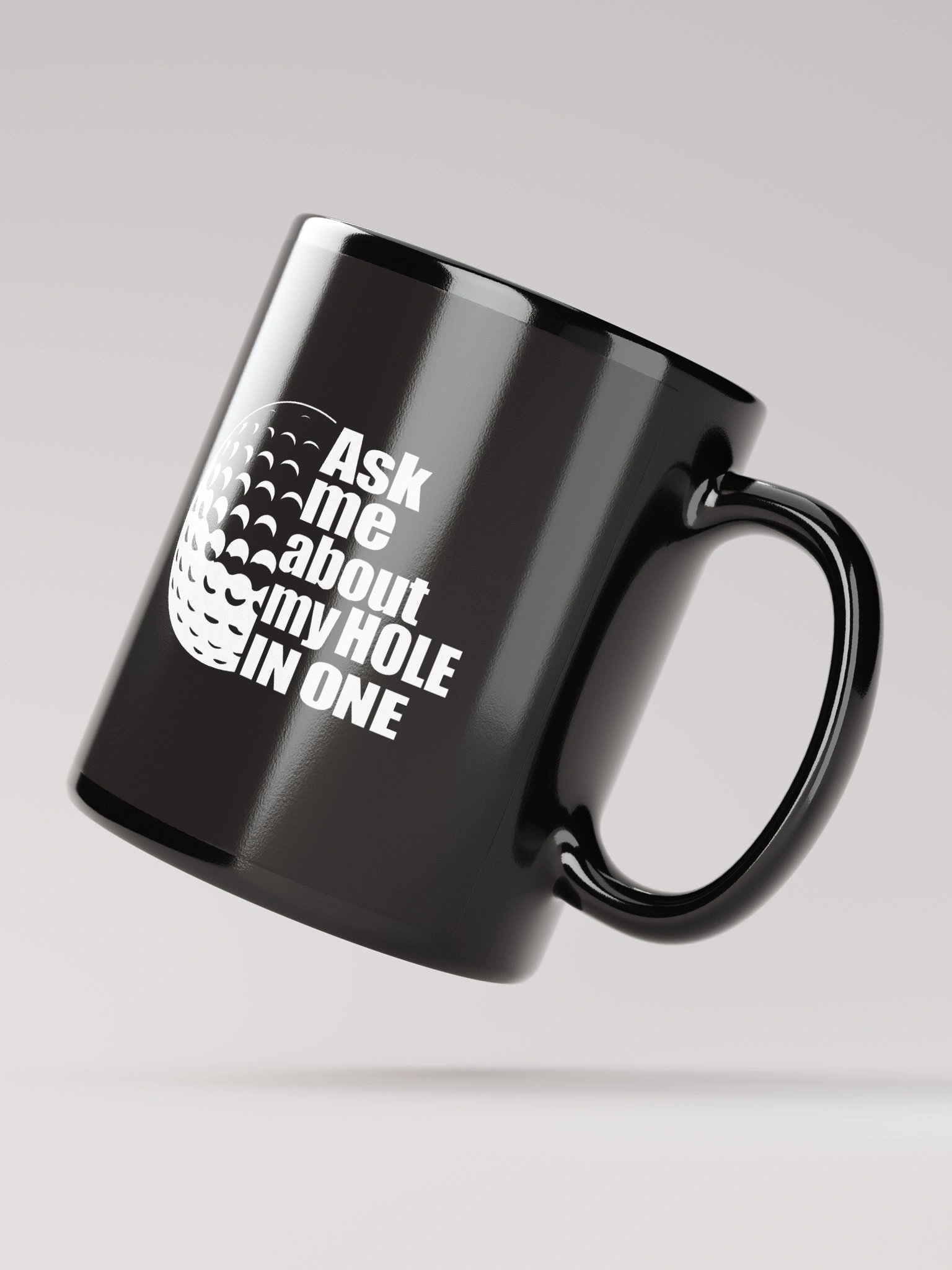Black Mug (Ask Me About My Hole In One) product image (4)