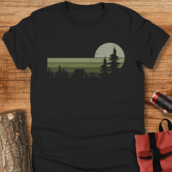 Vintage forest, Camping t-shirt, Unisex product image (1)