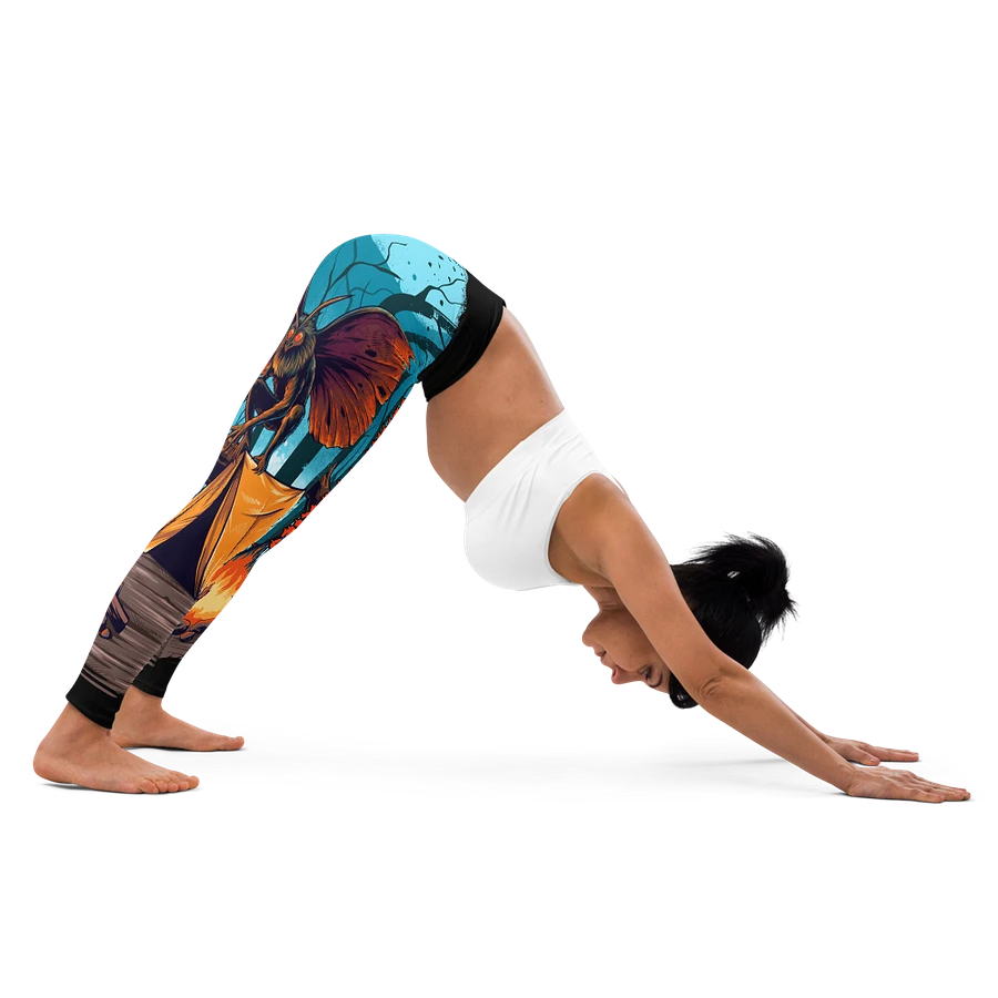 Eerie MothMan Forest Yoga Leggings product image (44)