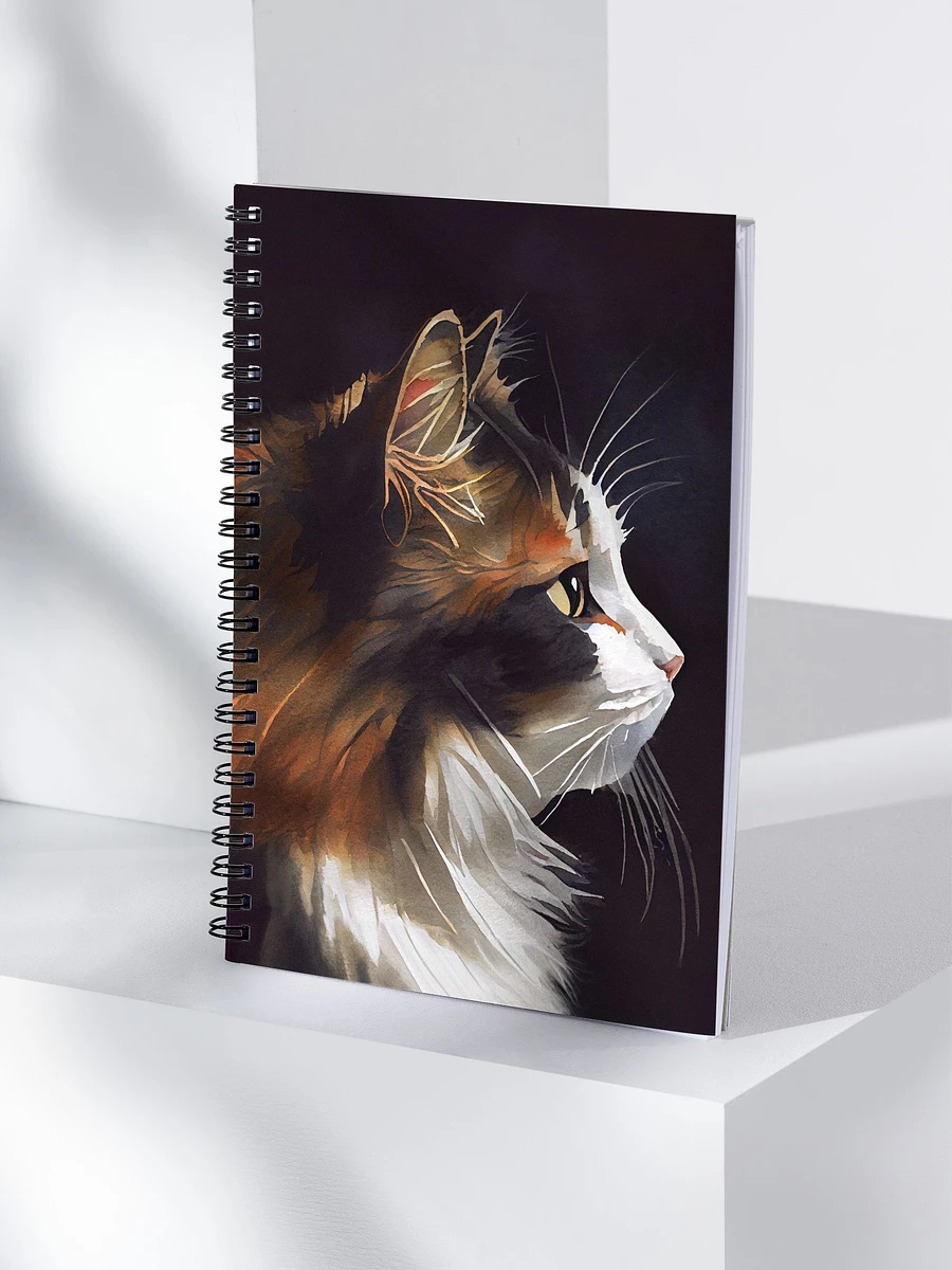 Sweet Kitty Profile - Calico Cat Spiral Notebook product image (4)