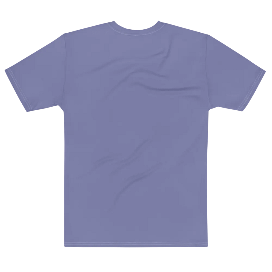 Plain Purple Soft Summer Men's Crewneck Polyester Heavyweight Premium T-Shirt by Treasure Pie product image (7)
