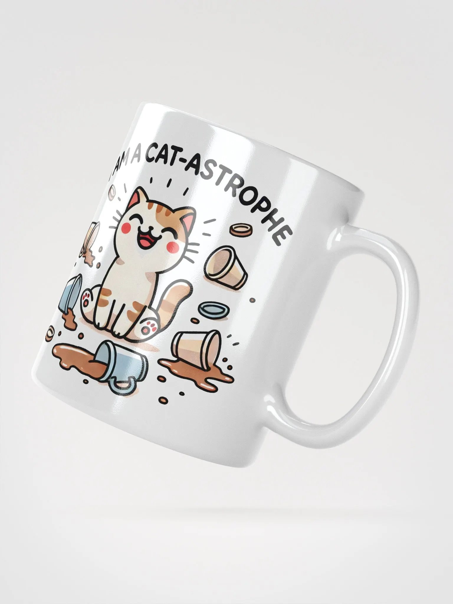 I am a cat-astrophe mug product image (2)