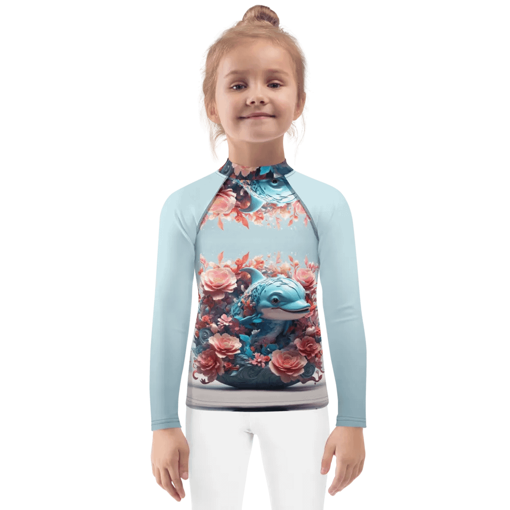 Kids rash guard sea creature product image (1)