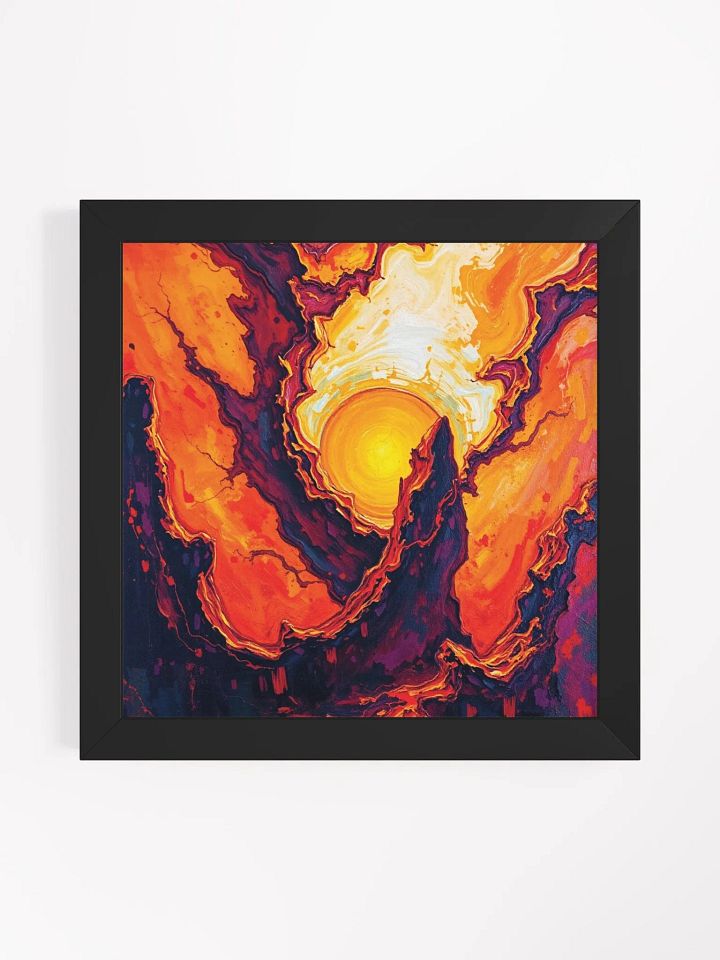 Radiant Sunburst Framed Print product image (17)
