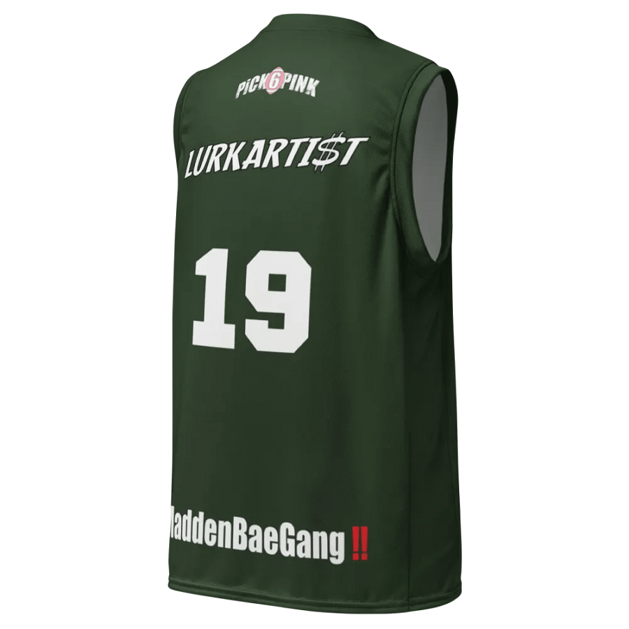 Madden Bae Jersey 👨‍🎨 (Green + White Logo) product image (12)