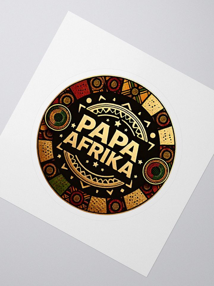 Papa Afrika Africa Father's Day Sticker product image (2)