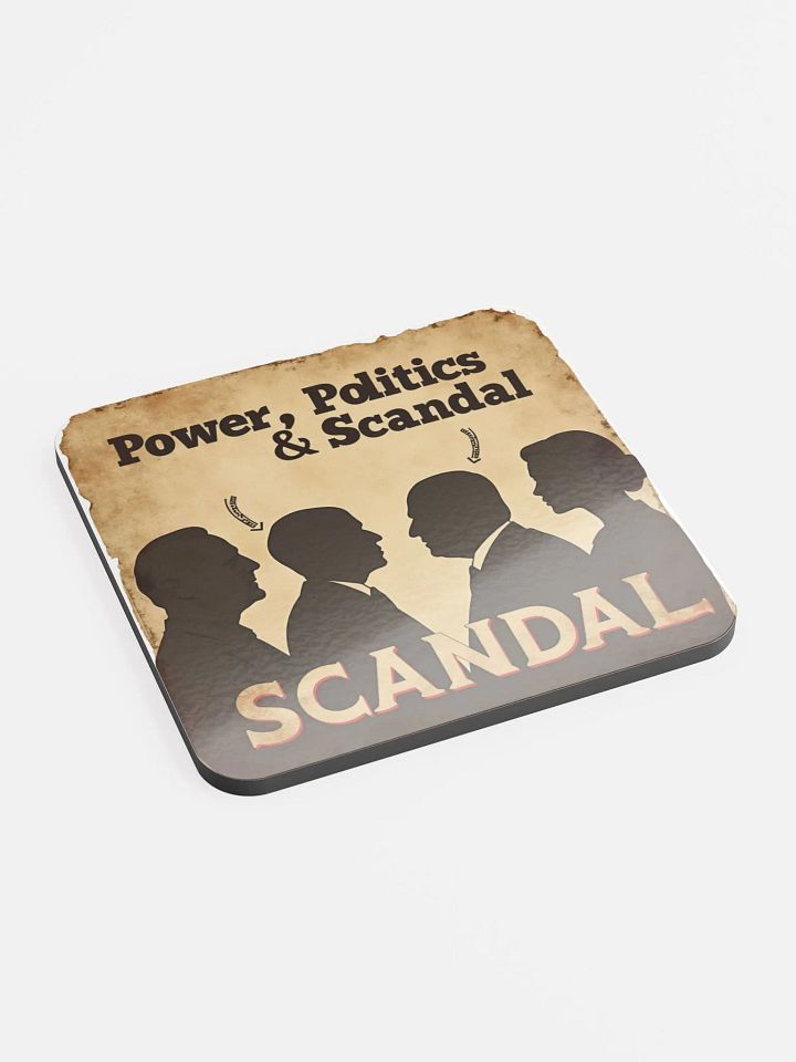 Retro Power & Scandal Cork Coaster product image (2)