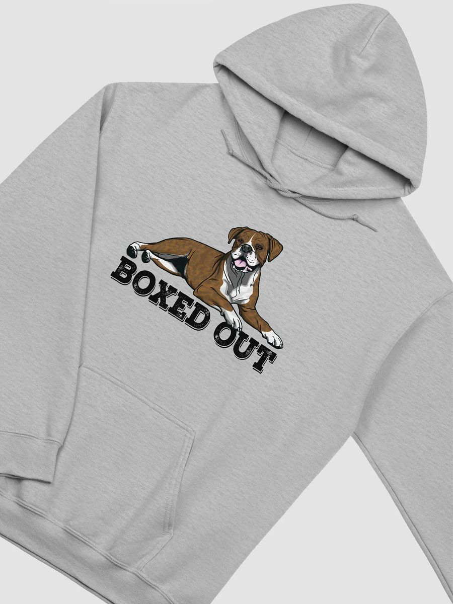 Boxed Out Hooded Sweatshirt of a Boxer Dog(Brindle) | Funny Hoodie for Boxer Paw-rents product image (27)