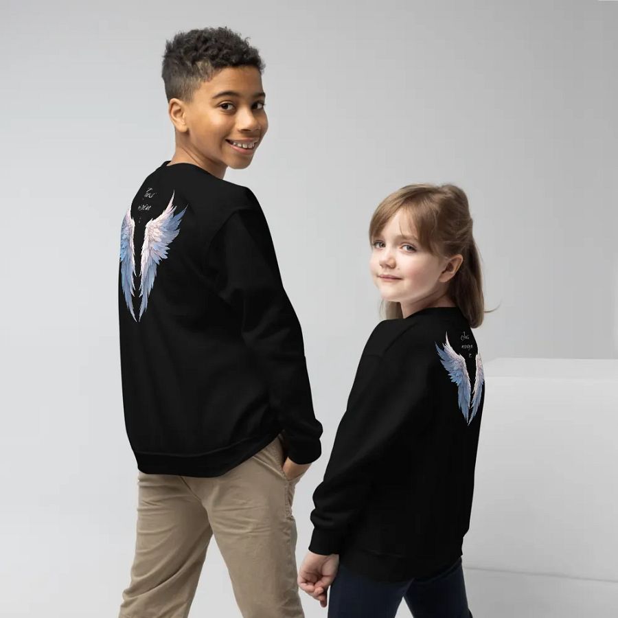 Feathered Whimsy Youth Sweatshirt product image (11)