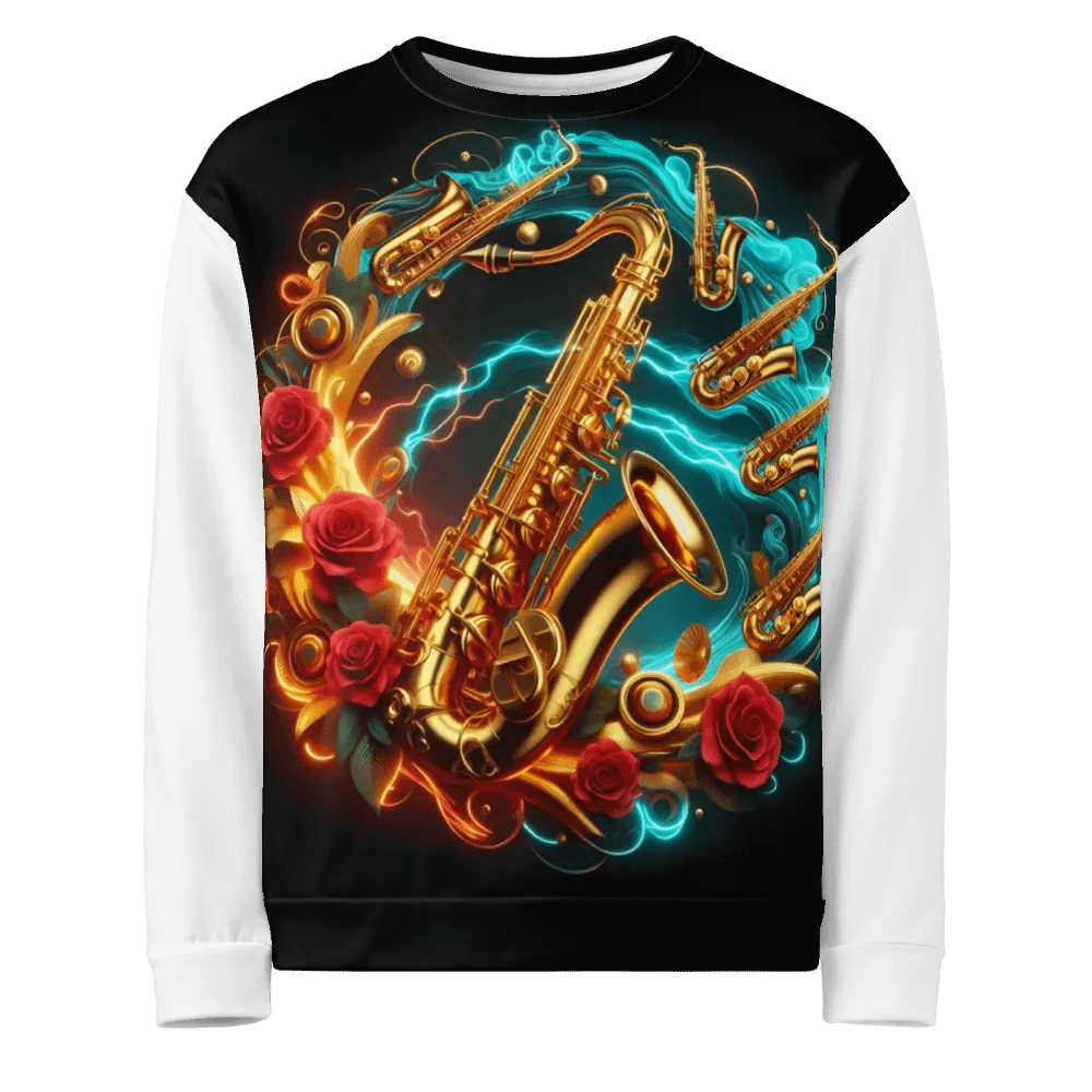 Golden Saxophone Serenade - Unisex Sweatshirt #26 product image (1)