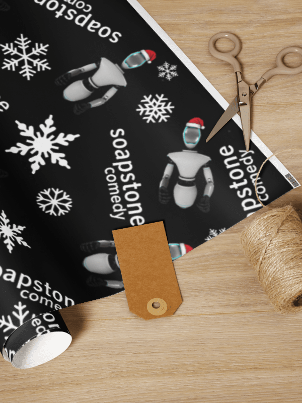 Black Soapstone Wrapping Paper product image (1)
