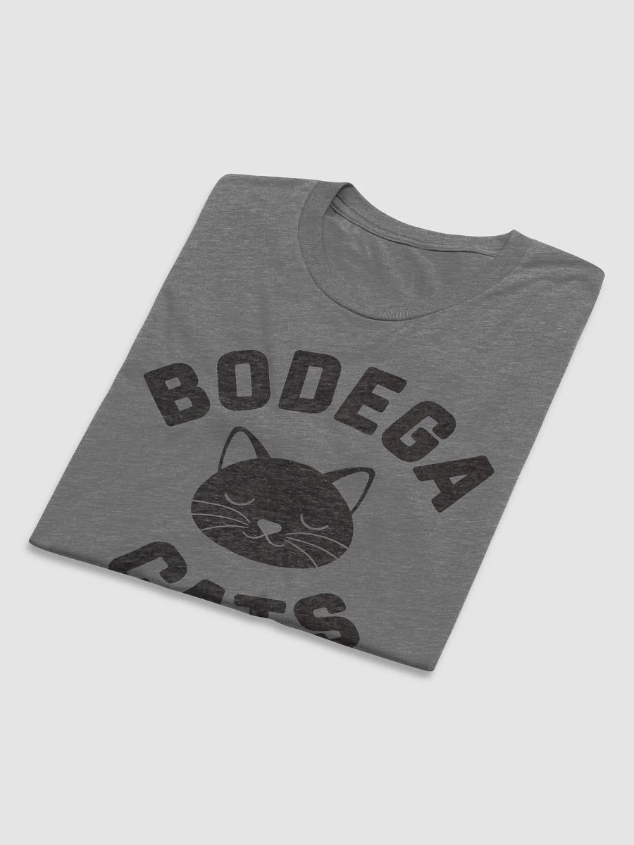 Bodega Cats // Unisex Triblend (Black Heather Text) product image (3)