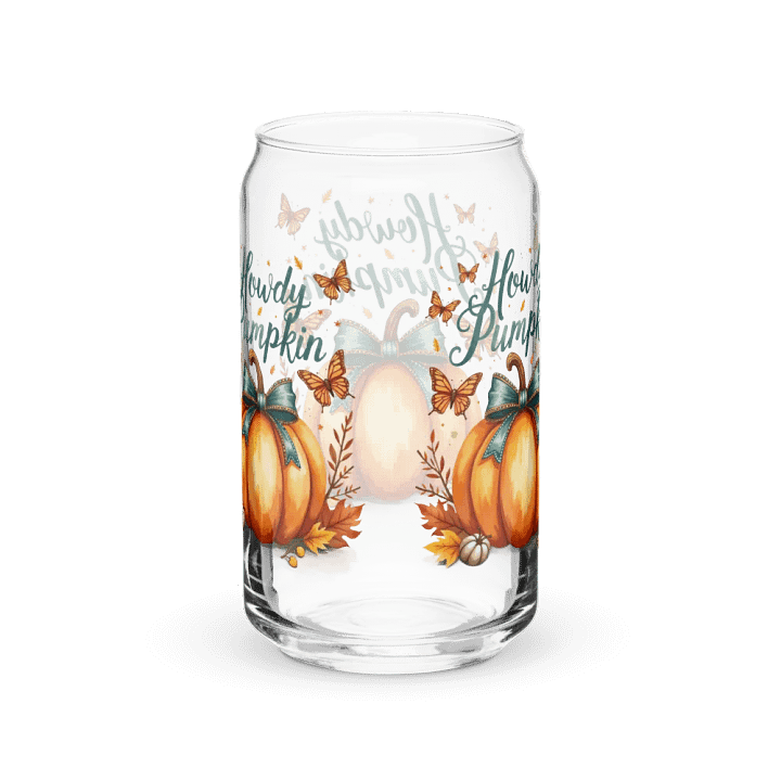 Autumn Elegance And Pumpkin Season Can-Shaped Glass Set product image (2)