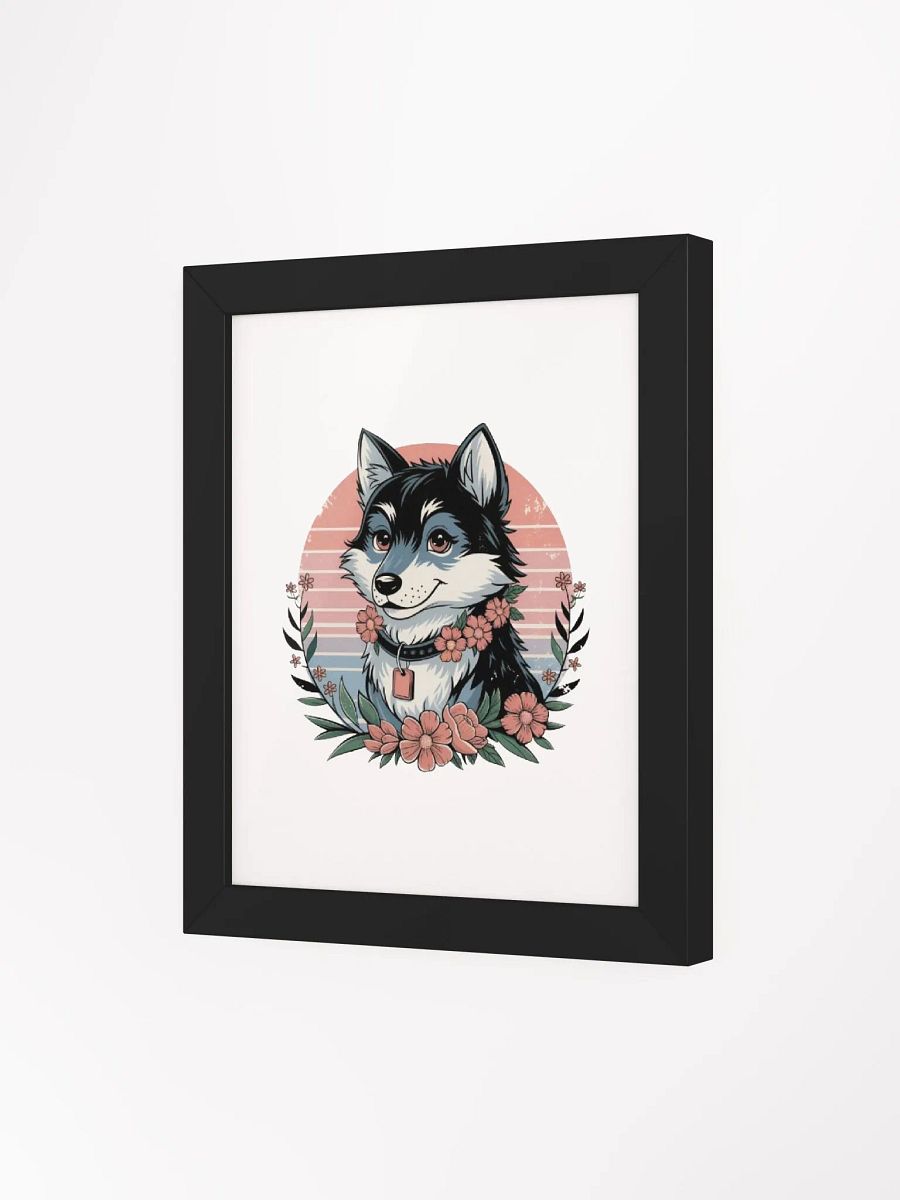 Floral Dog Collar Matte Poster product image (28)