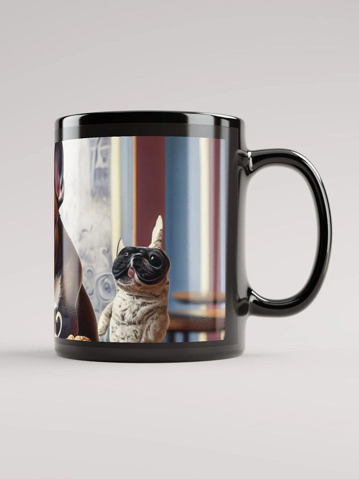 Coffee Break: Black Glossy Mug for Dog Lovers product image (2)