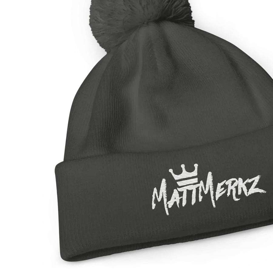 MattMerkz WhiteOut Knit Cap product image (2)