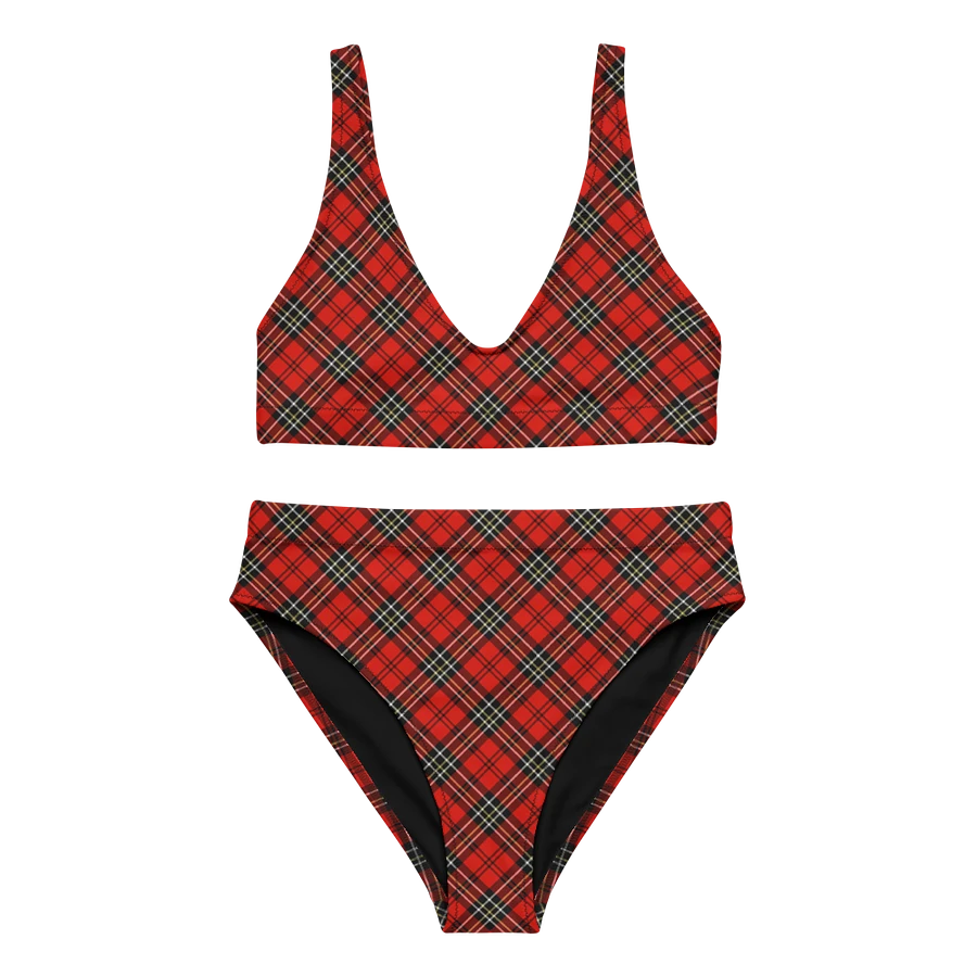 Red Vintage Plaid Bikini product image (2)