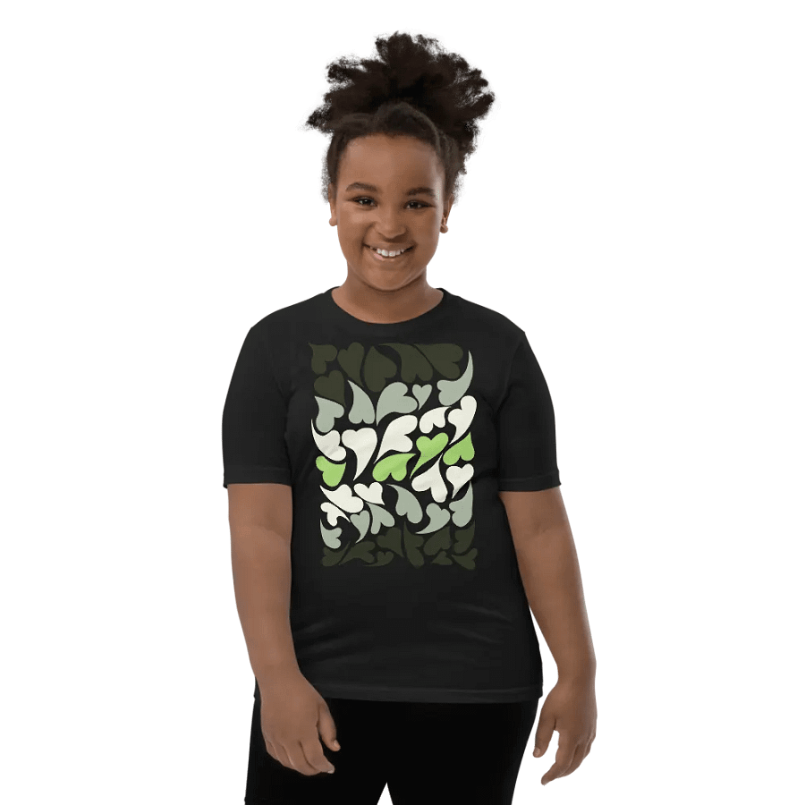 Nestled PRIDE Agender T-shirt (Youth) product image (13)