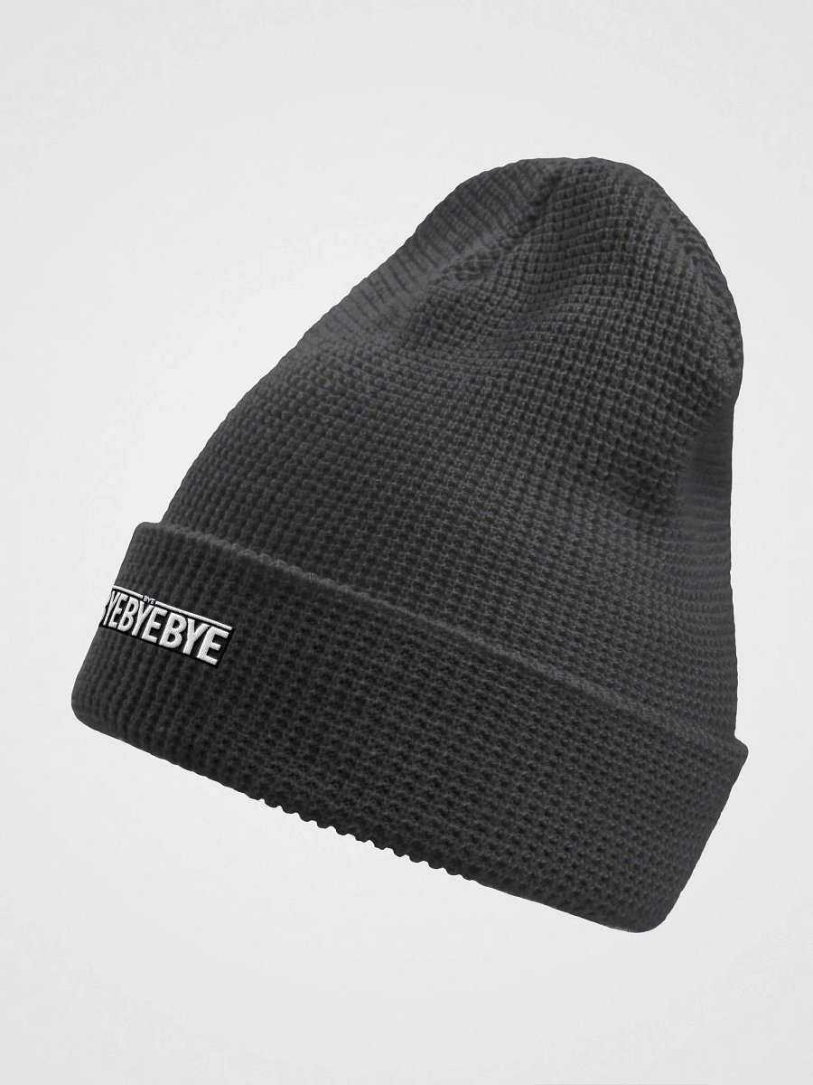 ByeByeBye Waffle Knit Beanie product image (2)