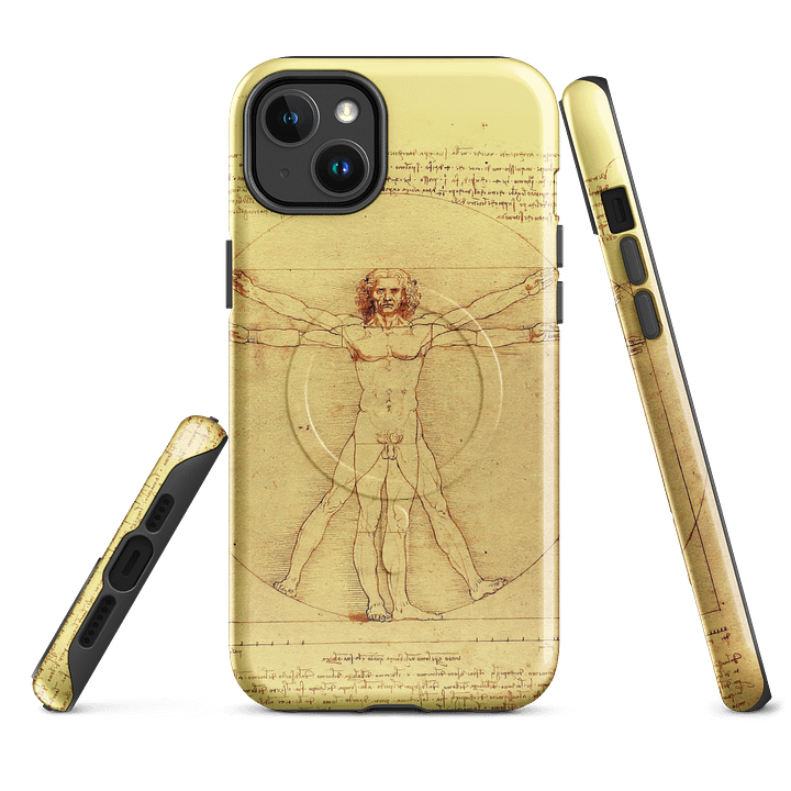 Vitruvian Man iPhone® MagSafe® Tough Case product image (2)