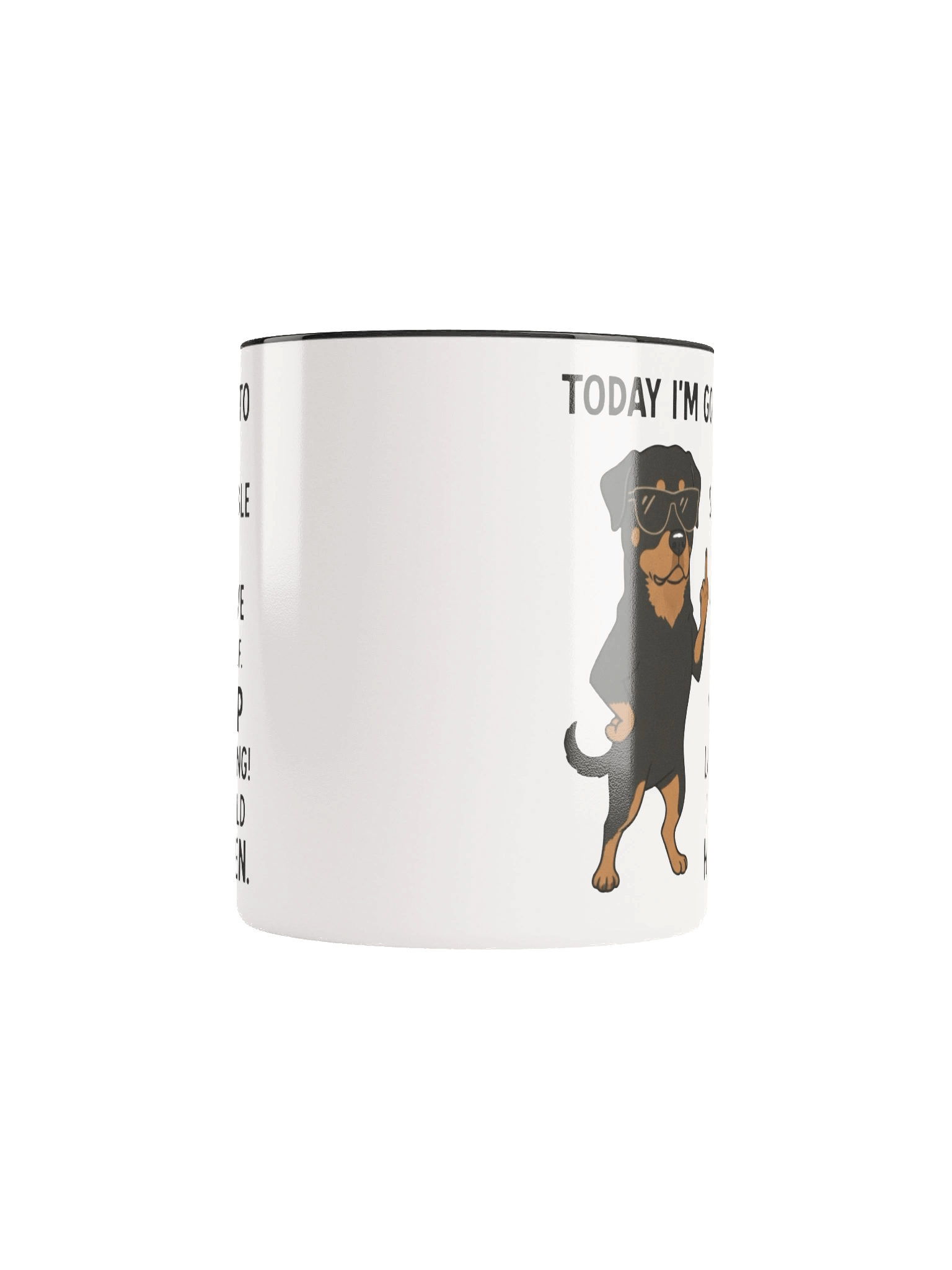 Funny Rottweiler Ceramic Mug product image (35)