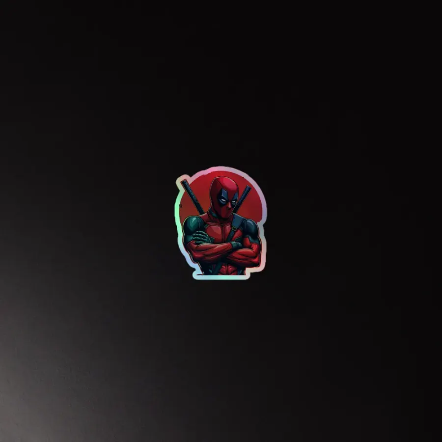 Deadpool Holographic Sticker Set product image (3)