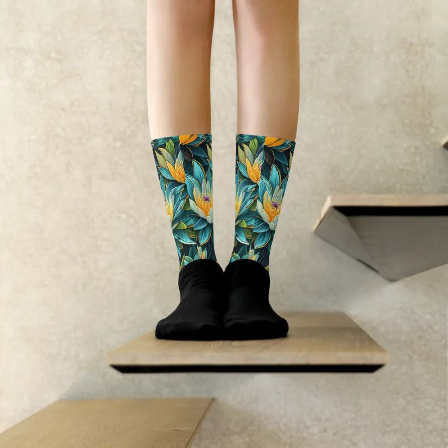 Lotus blue bas/socks product image (6)