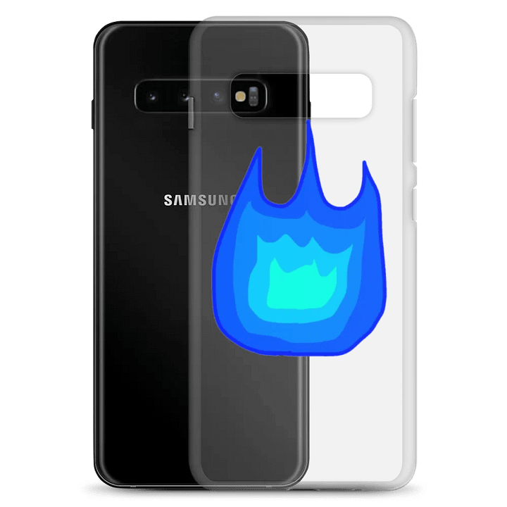 Blue Firey Samsung® Clear Case product image (20)