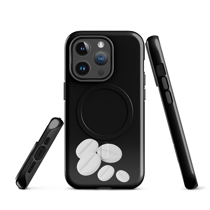 Black They Are Coffee Beans I Swear! White Coffee Beans MagSafe® Tough iPhone® Case product image (2)
