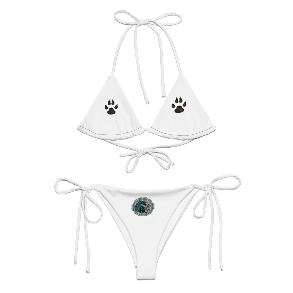 Paws Nation All-Over Print Recycled String Bikini product image (2)