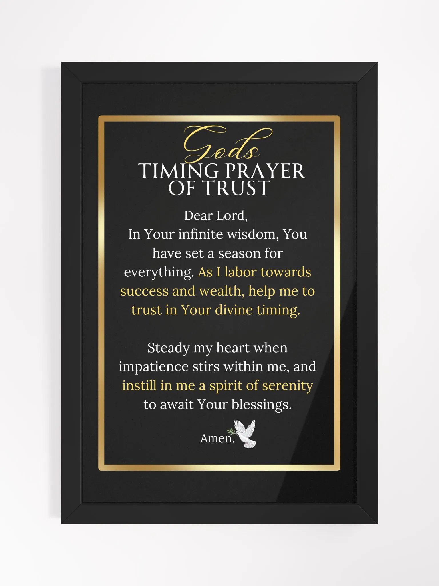 Gods Timing Prayer of Trust product image (1)