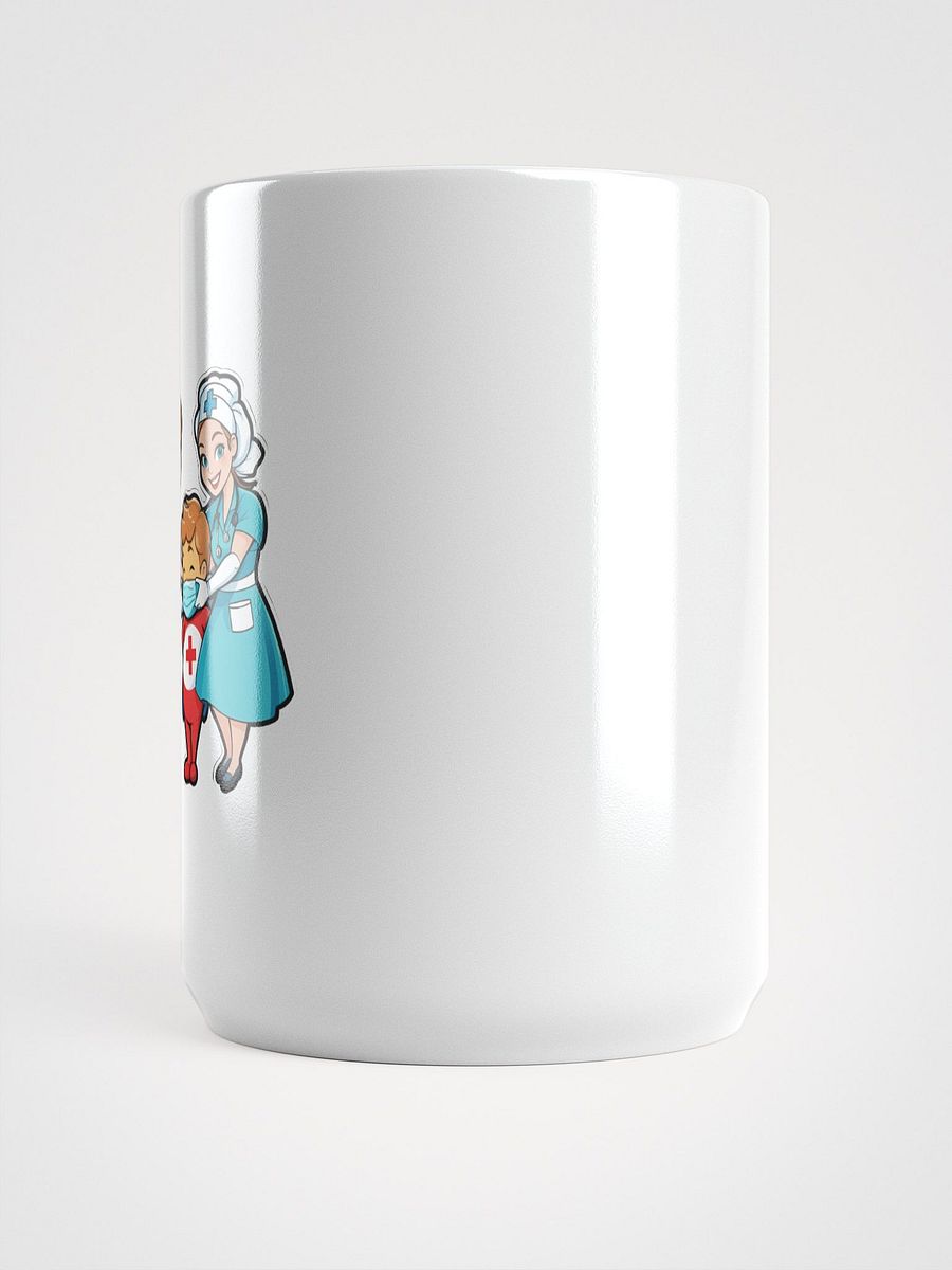 Smiling Nurse and Child Cartoon Mug product image (5)