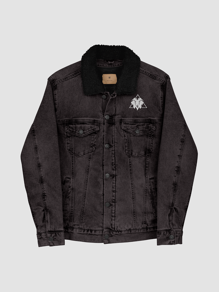 Goat Gang ( Denim Jacket White Logo ) product image (1)