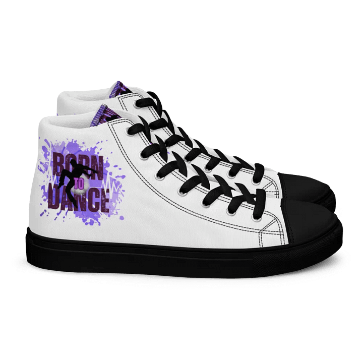 Retro Born to Dance Splash His Silhouette High Tops product image (2)