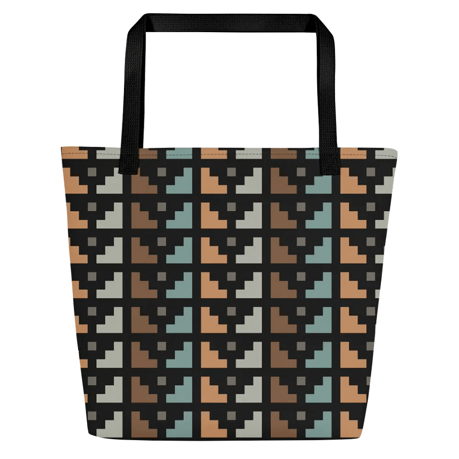 Earthy African Print Tote Bag product image (3)