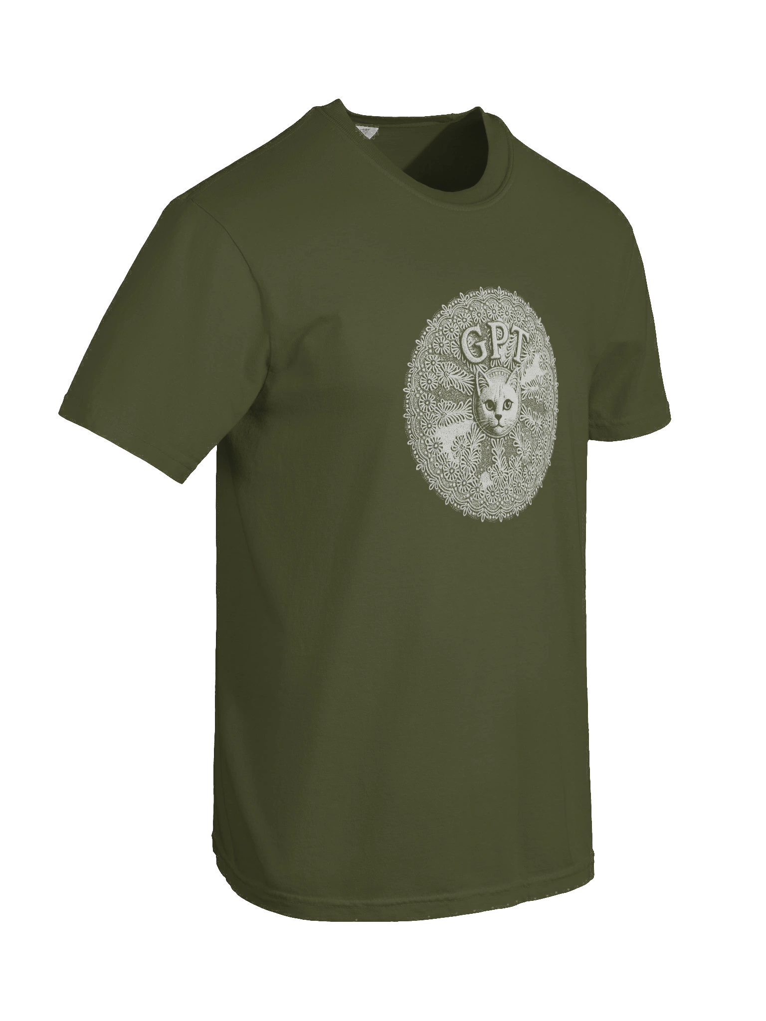 "GPT Cat" T-Shirt - Victorian Lace & Vintage Style product image (9)