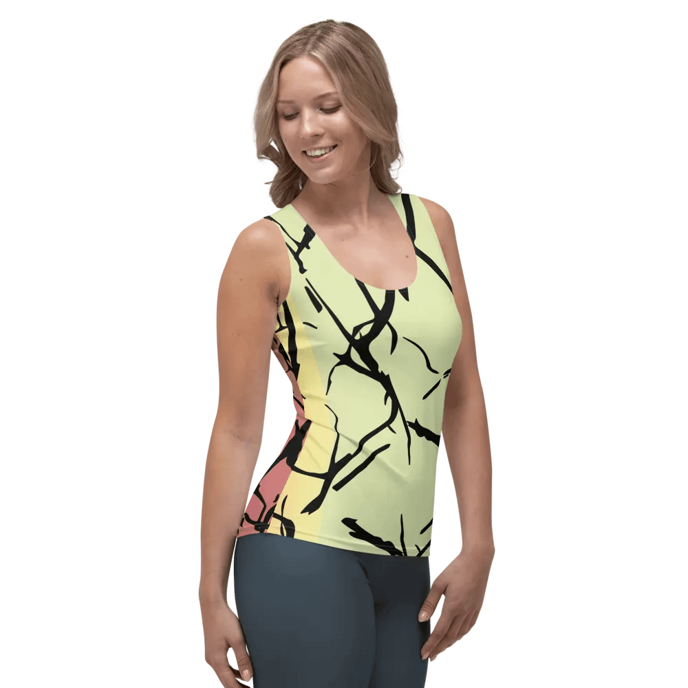 Tank Top by Sublicolor/Enigma Lime-Orange product image (1)