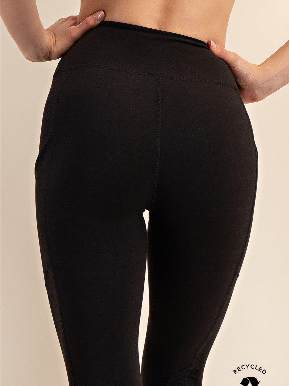 Pocket Leggings Womens Wide Waisted Tummy Control Yoga Pants product image (4)