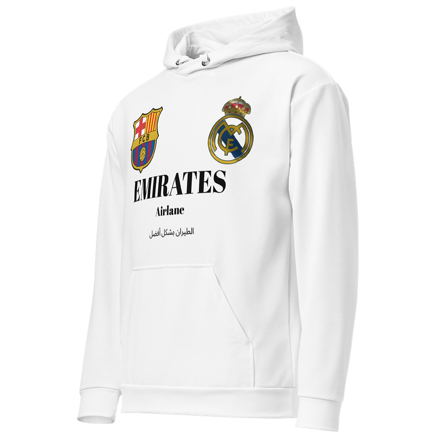 Man Emirates Graphic All-Over Print Recycled Unisex Hoodie product image (3)