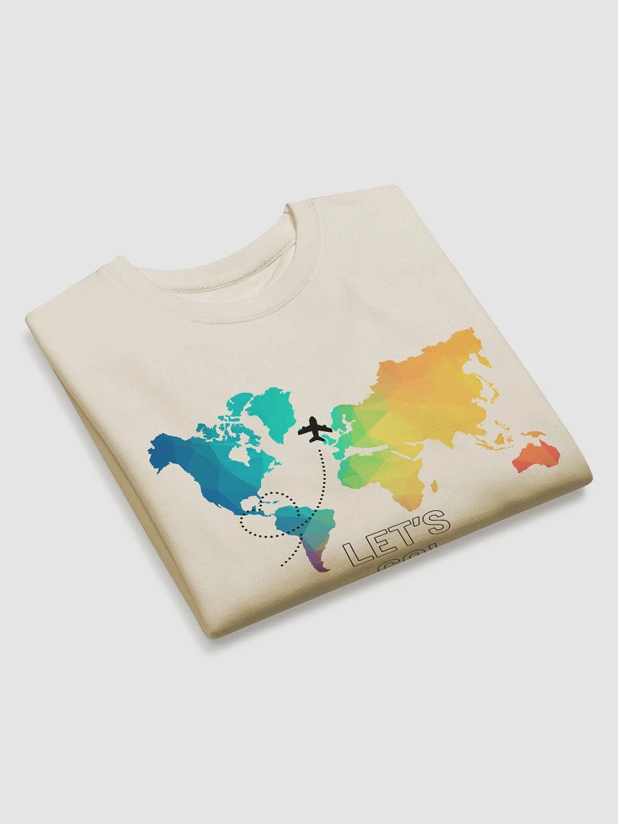 Geometric World Map Sweatshirt product image (13)