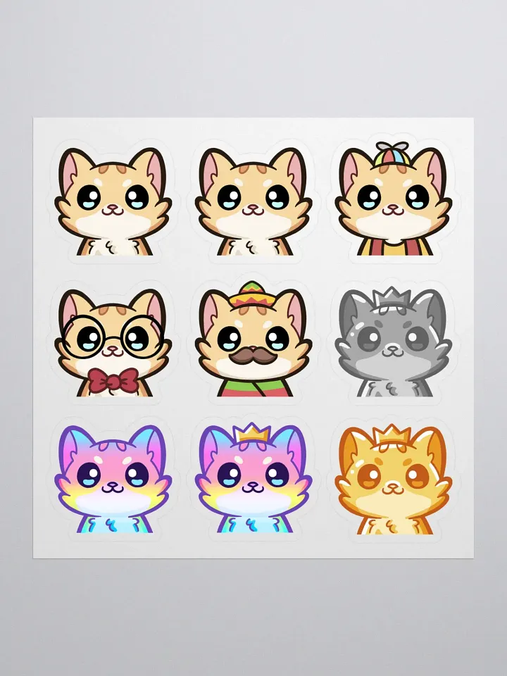 Toti Badges Kiss Cut Stickers product image (1)
